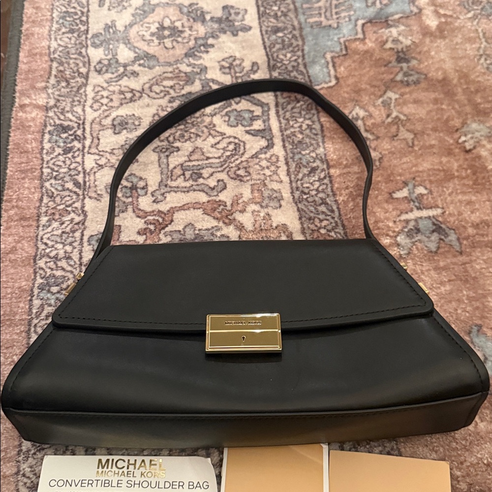 NEW NWT MICHAEL Michael Kors
Medium Ludlow Black genuine leather Bag - Picture 4 of 10
